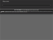 Tablet Screenshot of iliya.com